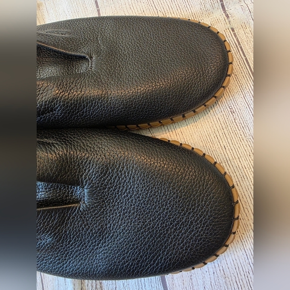 Brioso Women's Size 9 Sabino Leather Loafers Black Comfortable Minimalist - Picture 2 of 9